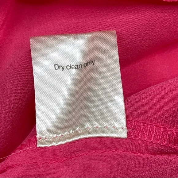 Line & Dot Revolve Top Blouse Silk Barbie Button Office Career Date Cocktail New - Picture 11 of 11